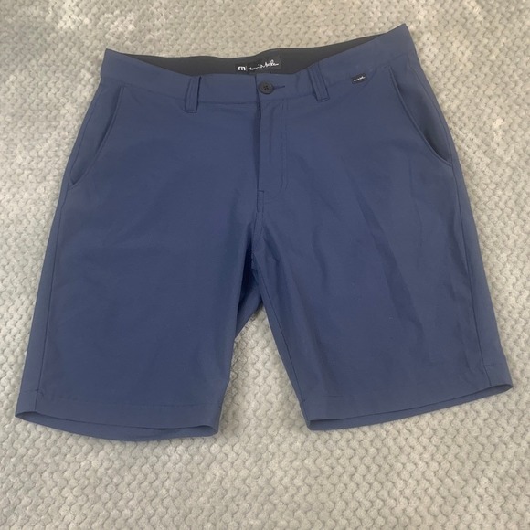TravisMathew Other - TravisMathew Beck Golf Shorts‎ Mens 34 Navy Blue Stretch Performance